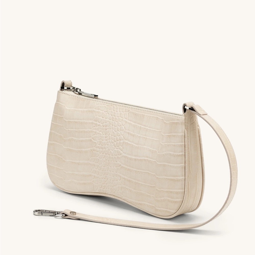 JW PEI Eva Shoulder Handbag - Ivory Croc - Picture 3 of 6